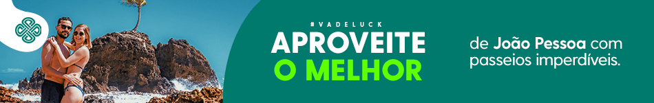 Banner da empresa de turismo Luck receptivo para pacotes de turismo em João Pessoa.